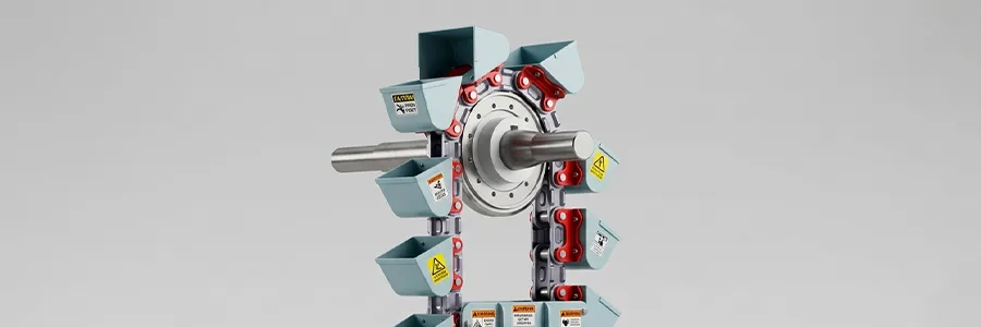 Элеваторы ленточные, цепные ковшовые