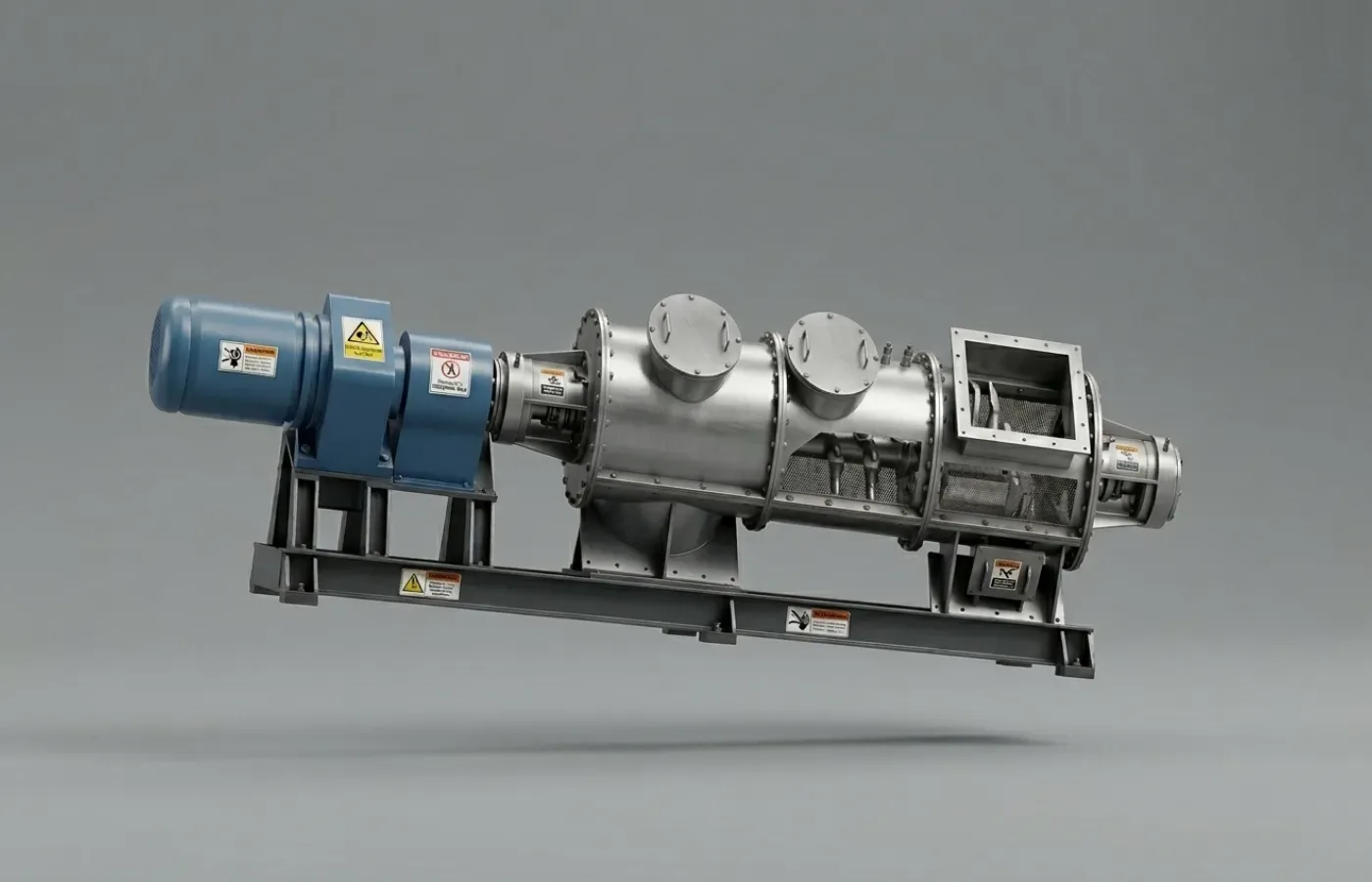 Смеситель шнековый горизонтальный